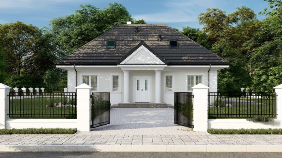 1_10 - dworek klasyczny KP-130 L 1 10 dworek klasyczny KP 130 L